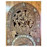 Large & Ornately Carved Bamoun / Bamileke Royal Palace Door