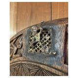 Large & Ornately Carved Bamoun / Bamileke Royal Palace Door