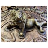 Large & Ornately Carved Bamoun / Bamileke Royal Palace Door