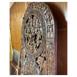 Large & Ornately Carved Bamoun / Bamileke Royal Palace Door