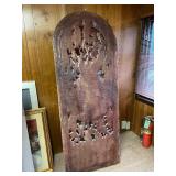 Large & Ornately Carved Bamoun / Bamileke Royal Palace Door