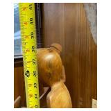 LARGE & Fantastic Figural Wood Sculpture by Renowned Ecuadorian Wood Carver Luis Potosi