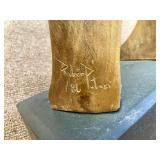 LARGE & Fantastic Figural Wood Sculpture by Renowned Ecuadorian Wood Carver Luis Potosi