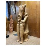 LARGE Ancient African Terracotta Seated Nok Figure