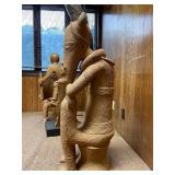LARGE Ancient African Terracotta Seated Nok Figure
