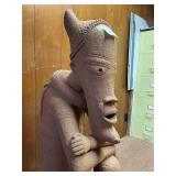 LARGE Ancient African Terracotta Seated Nok Figure