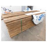 1 x 6 Pine Tongue & Groove Pine Rustic Resaw Finish with a Brown Kodiak Stain - 1728 Linear Feet