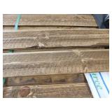 1 x 6 Pine Tongue & Groove Pine Rustic Resaw Finish with a Brown Kodiak Stain - 1728 Linear Feet