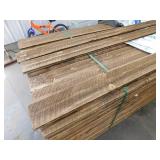 1 x 6 Pine Tongue & Groove Pine Rustic Resaw Finish with a Brown Kodiak Stain - 1728 Linear Feet