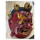 Vintage Mahakala Mask from Bhutan