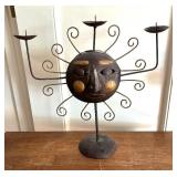 Whimsical Mexican Candle Holder