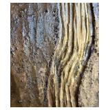 "If the Foundation be Destroyed" Original Textured Abstract Artwork by K Daphnae Koop