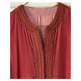 Handmade Velvet Ceremonial Dress from Morocco with Exquisite Decoration and Many Tiny Buttons.