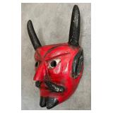 Vintage Wooden Mask from Mexico