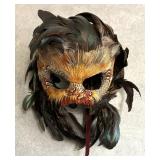Fantastic New Orleans Mardi Gras Feather Mask