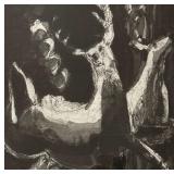 Stags of Porkchop Hill Framed Artist
