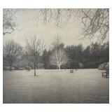 Lawn, Hall Place, England Framed Platinum Garden Photograph Print