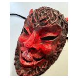 Artisan Crafted Devil Wall Mask by Cy DeCosse