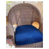 Pair of Vintage Wicker Chairs