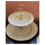 Two Lenox China Serving Pieces