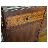 Antique Tulip and Satinwood Buffet / Console Table