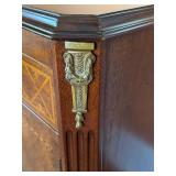 Antique Tulip and Satinwood Buffet / Console Table