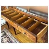 Antique Tulip and Satinwood Buffet / Console Table