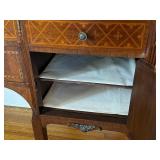 Antique Tulip and Satinwood Buffet / Console Table
