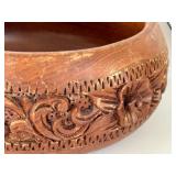 Vintage Hand Made Metal Water Pitcher from Turkey, Wooden Carved Bowl, Italian Made Platter and More