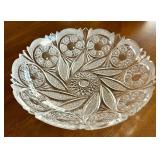 Vintage Bohemian Cut Crystal Bowl