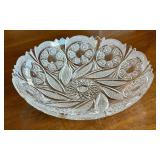 Vintage Bohemian Cut Crystal Bowl