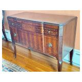 Beautiful Antique Tulip and Satinwood Sideboard