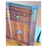 Beautiful Antique Tulip and Satinwood Sideboard