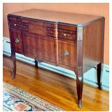 Beautiful Antique Tulip and Satinwood Sideboard