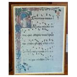 Framed Choral Music Print from Museo di San Marco, Florence