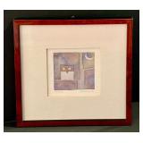 Framed Original Watercolor Painting by Cy DeCosse