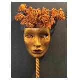 Vintage Handcrafted Italian Mask by Agostino Dessi