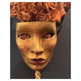 Vintage Handcrafted Italian Mask by Agostino Dessi