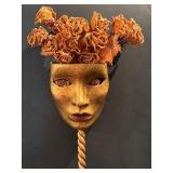 Vintage Handcrafted Italian Mask by Agostino Dessi