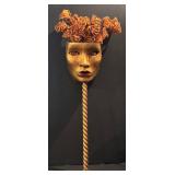 Vintage Handcrafted Italian Mask by Agostino Dessi
