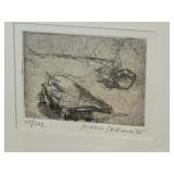 Framed Drawing Print by Mario Fallani