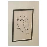 Picasso Owl Drawing Framed Print