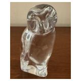 Baccarat Owl Figurine