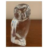 Baccarat Owl Figurine