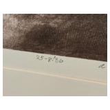Framed Limited Edition Hand Printed Lithograph Mario Fallani