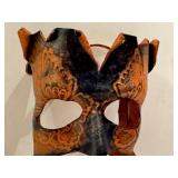 Two Miniature Agostino Dessi Leather Masks
