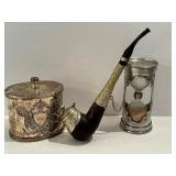Fun Whimsical Treasures including an Hour Glass Timer