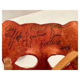 Two Miniature Agostino Dessi Leather Masks