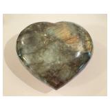 Labradorite Heart Shaped Paperweight