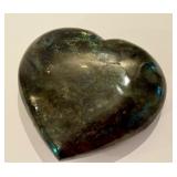 Labradorite Heart Shaped Paperweight